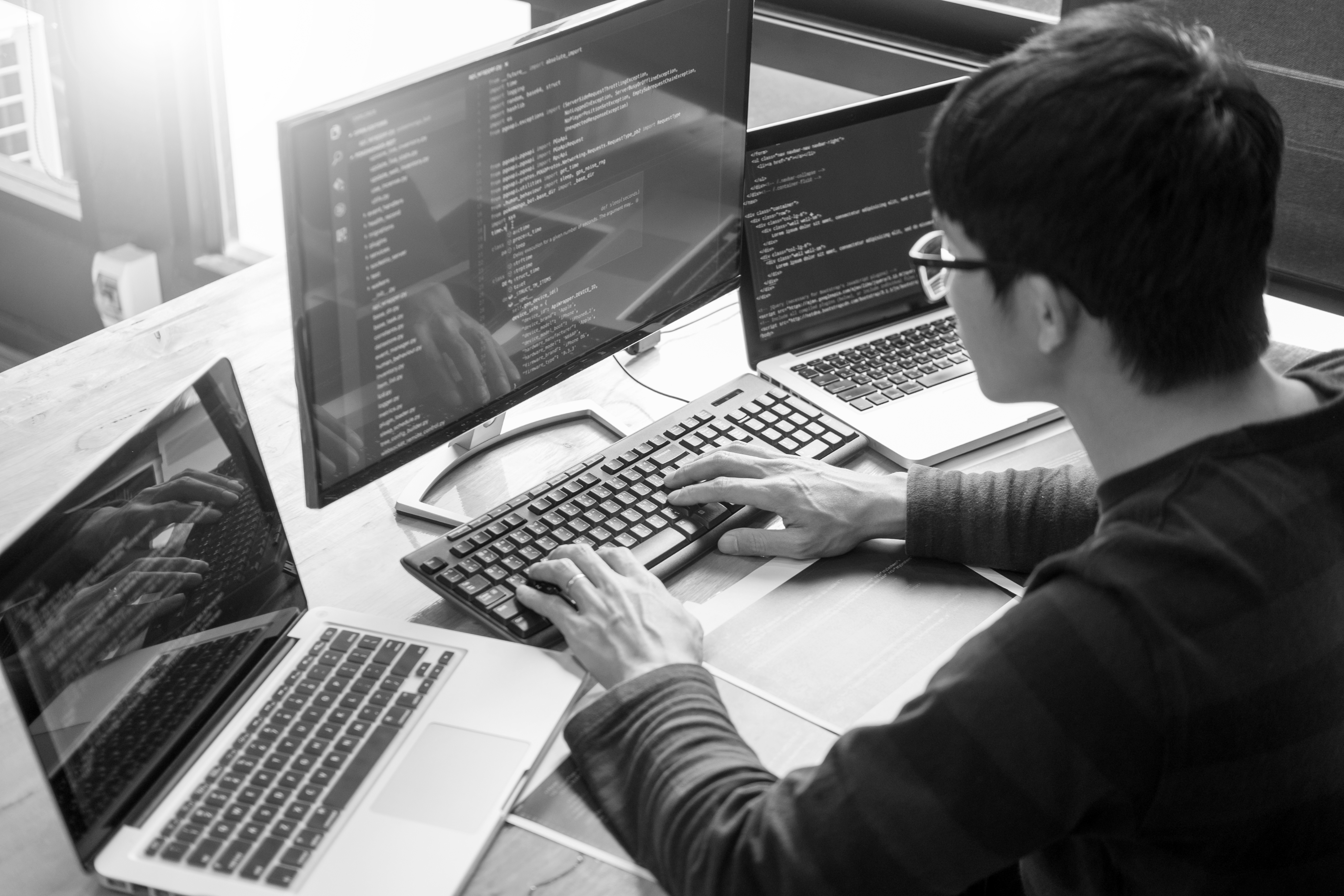 Developer at work