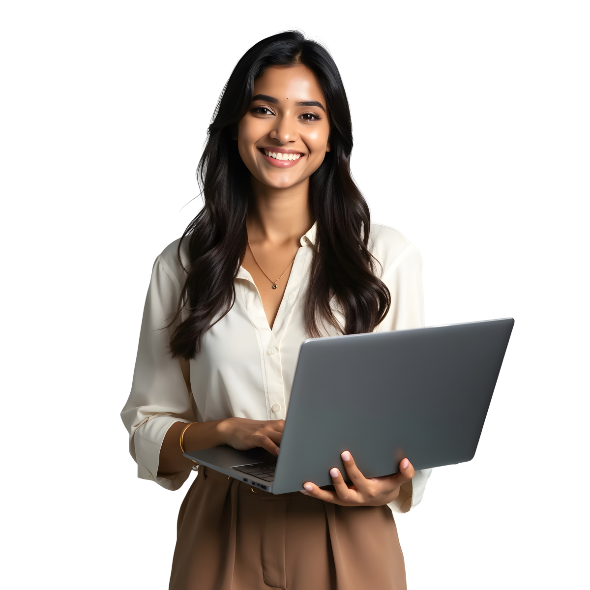 Digital specialist with laptop