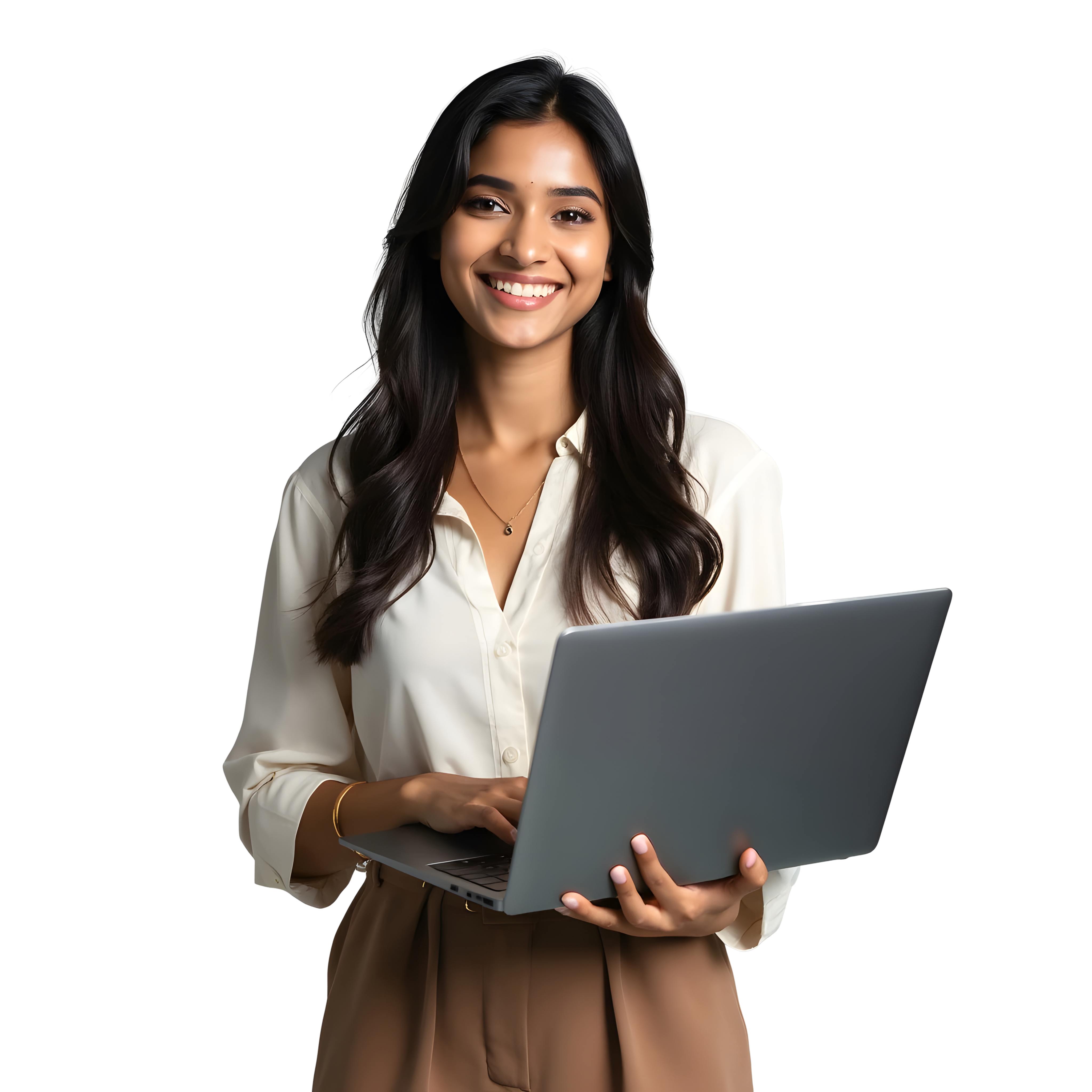 Creative professional with laptop